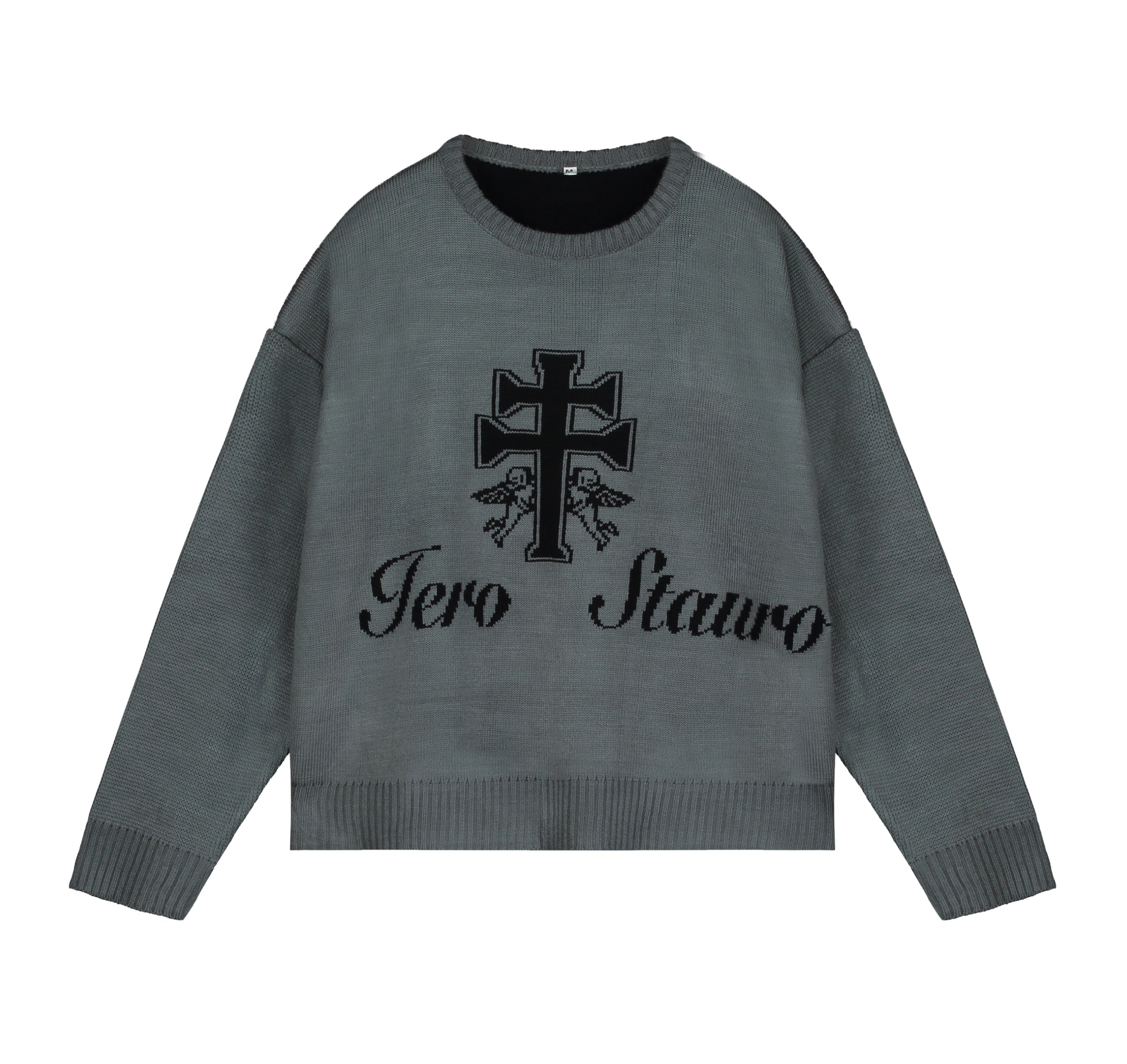 JUDGAMENT KNITTED gray (reversible)