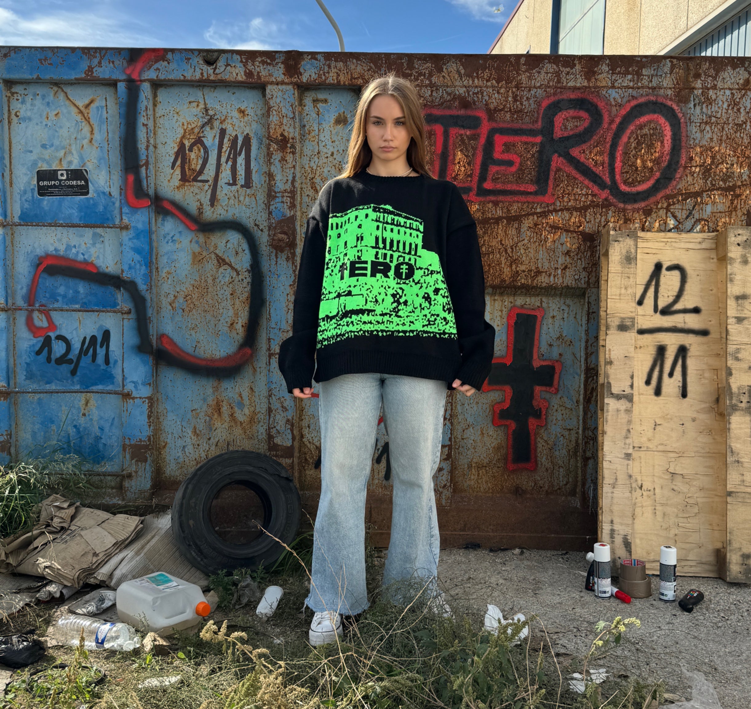 FEDERAL PRISION KNITTED black (reversible)