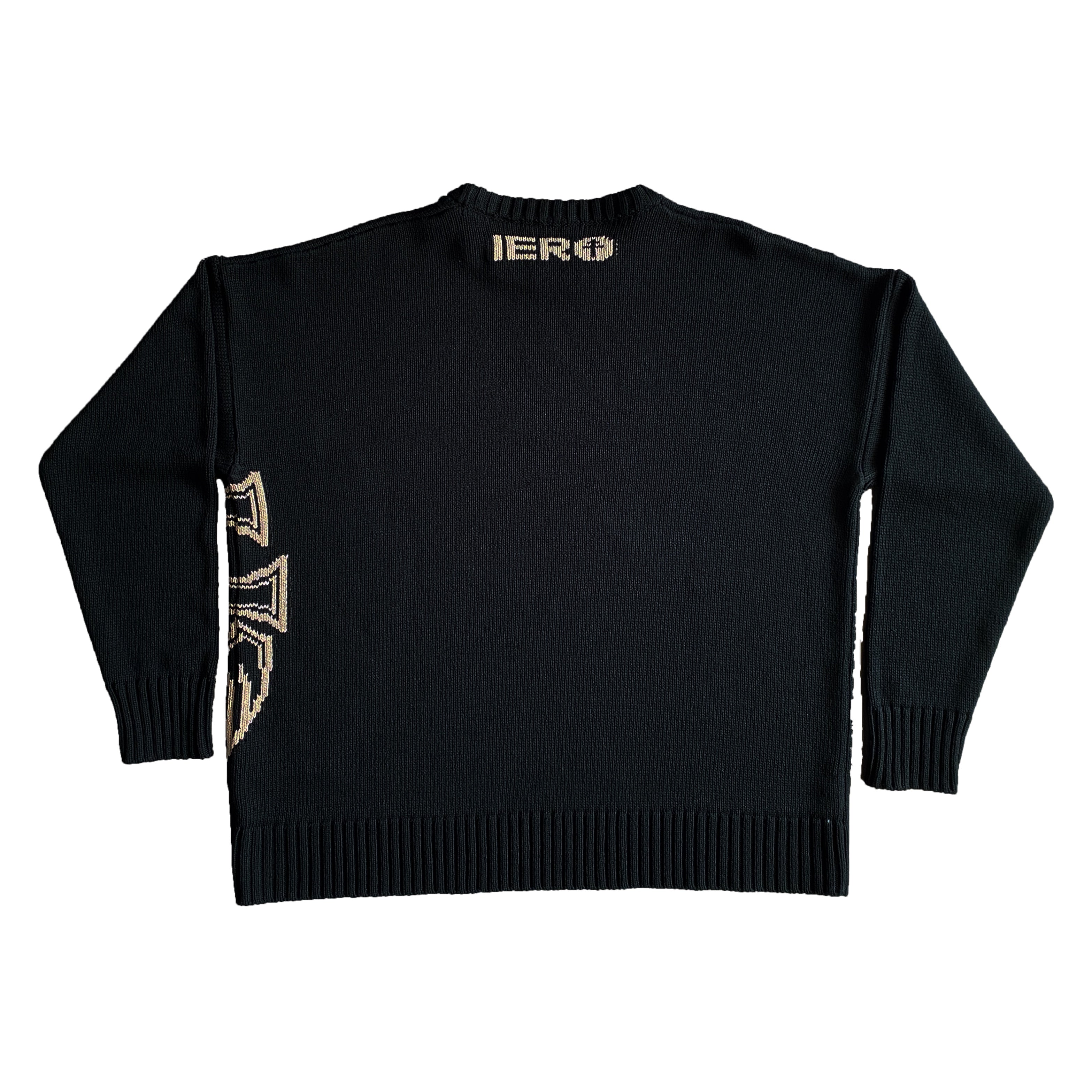 SWEATER CROSS BLACK